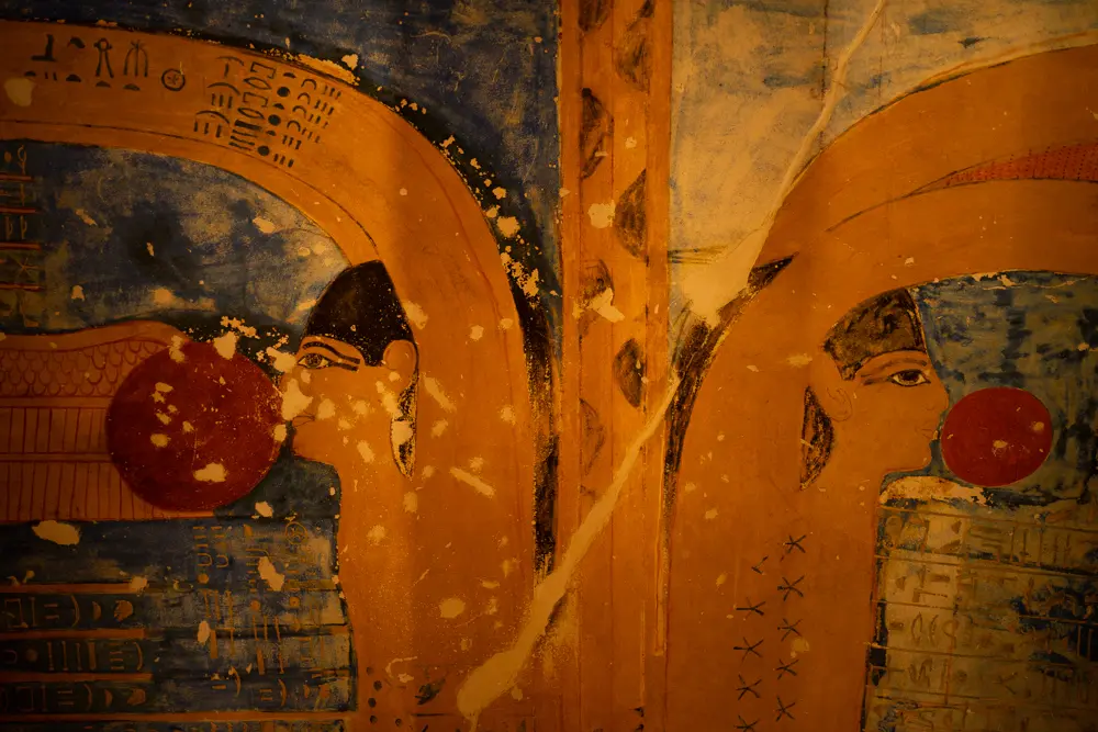 Rameses IX tomb, Egypt, shot at f/8 with the Color Skopar 50mm f/2.2
